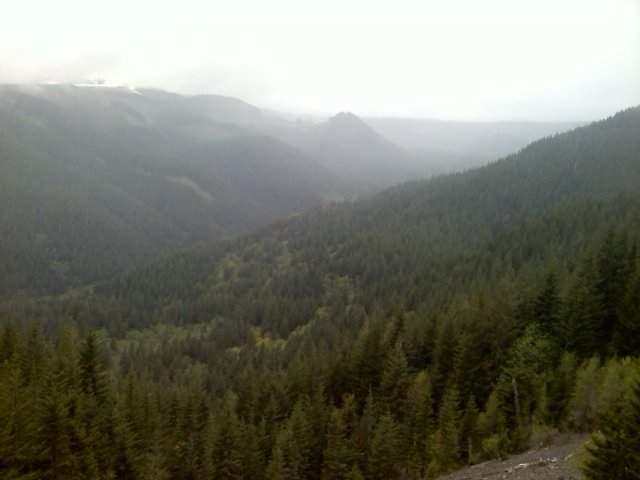 View from PCT towards Hamilton area
