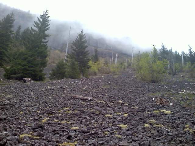 Scree field on PCT