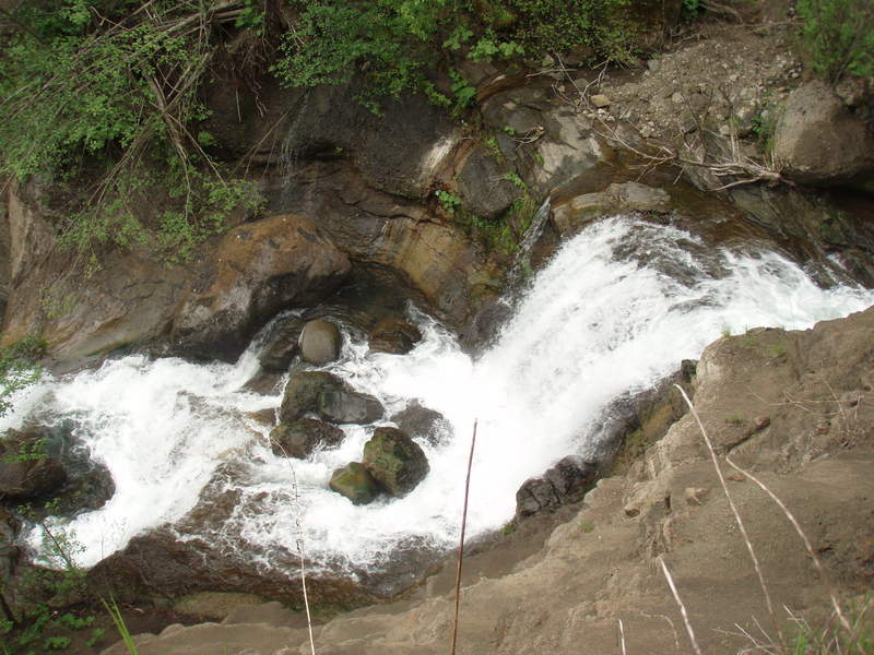 middle tier of Lower Greenleaf Falls