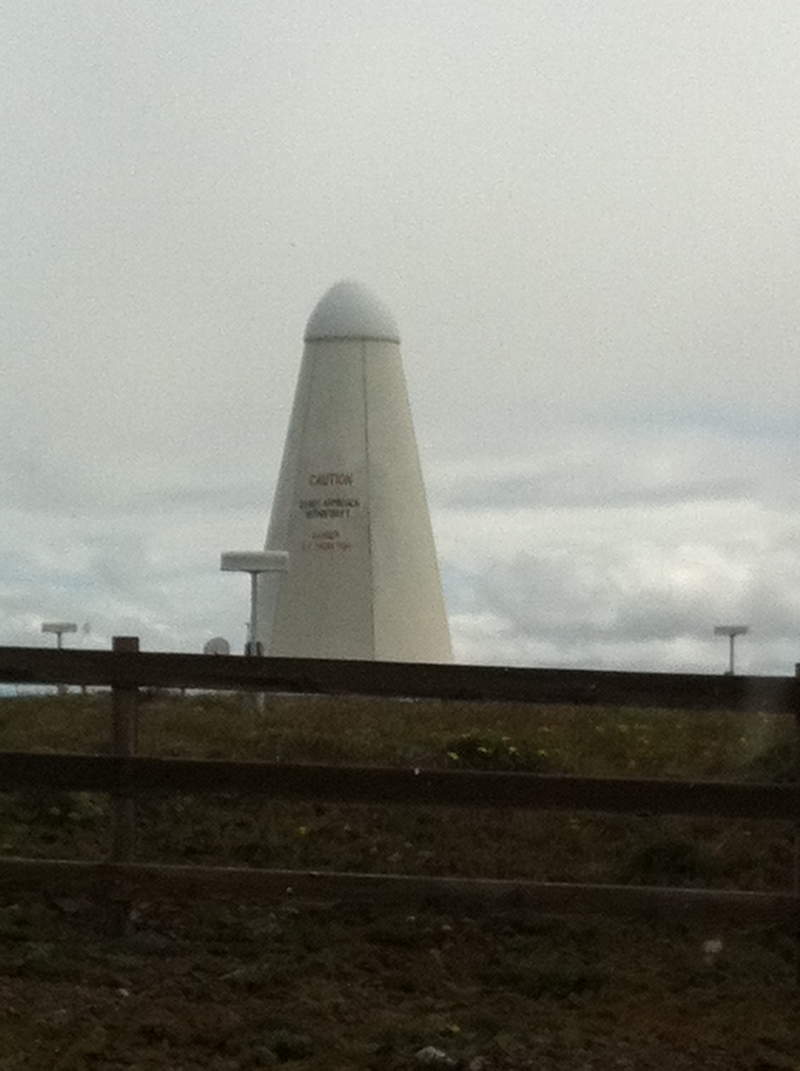 atop "radiation butte"