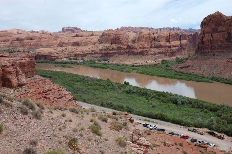 Looking over Colorado River