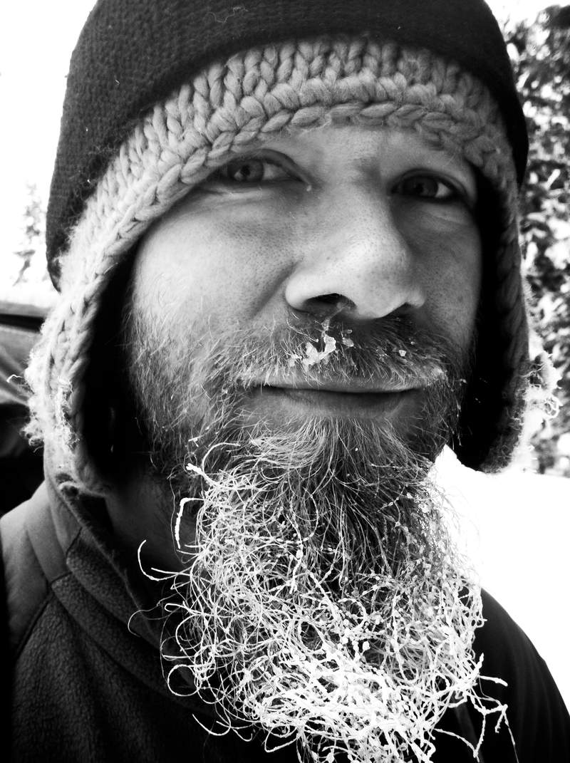 Snow bearded Kevin.