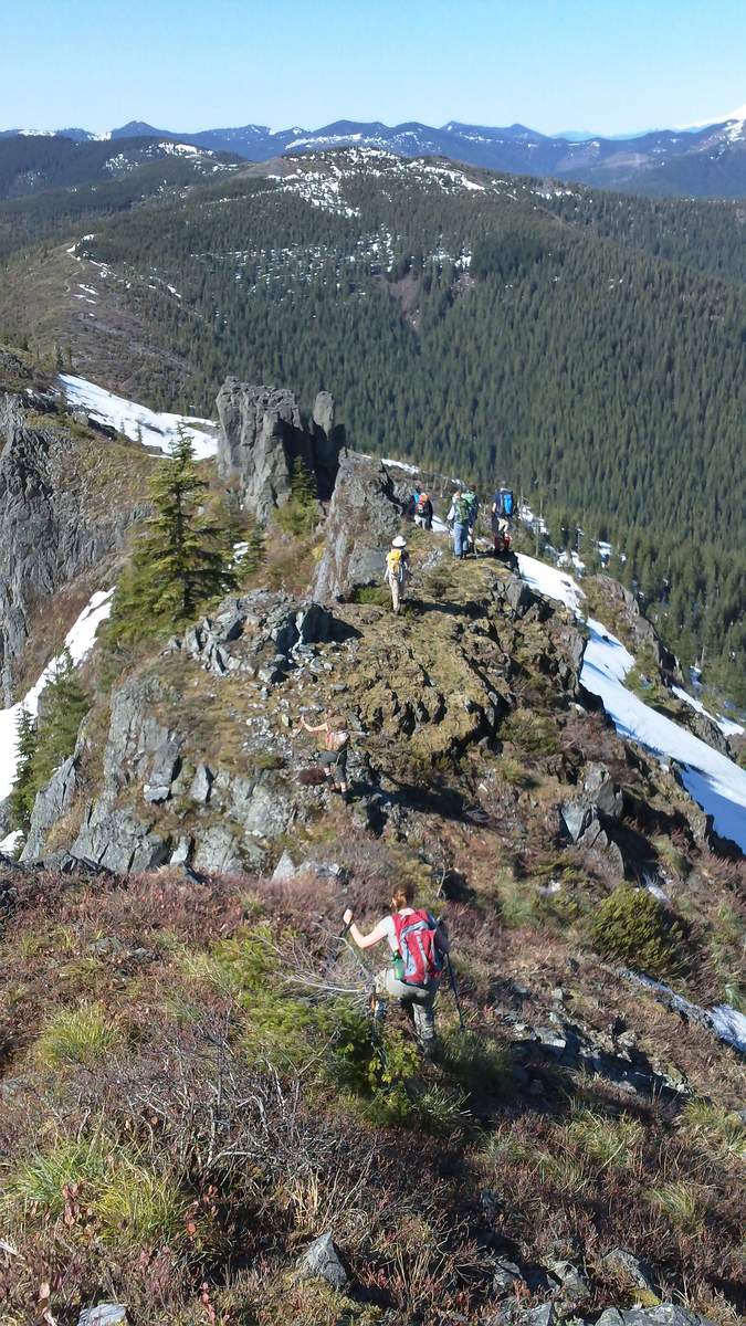Down the Ridge...