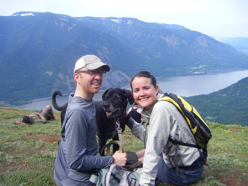 family photo at the summit