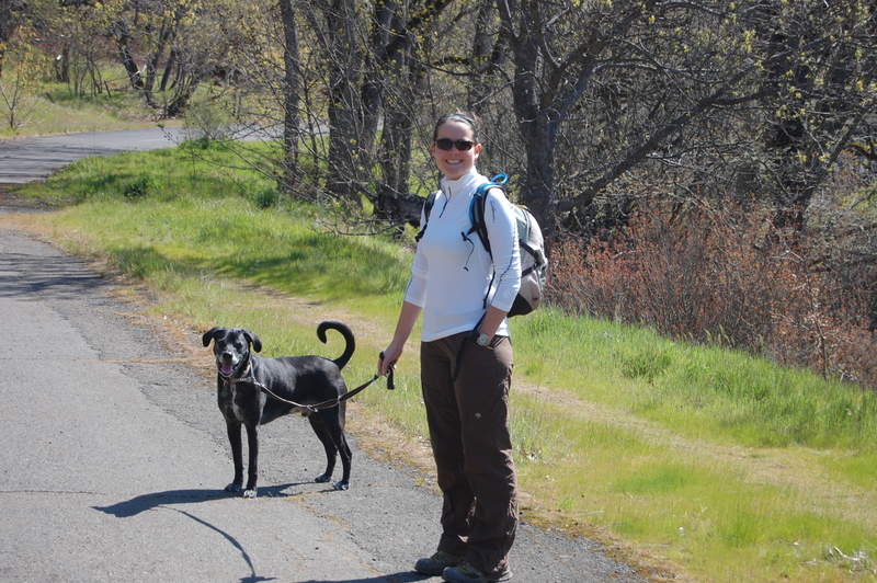 at the trailhead