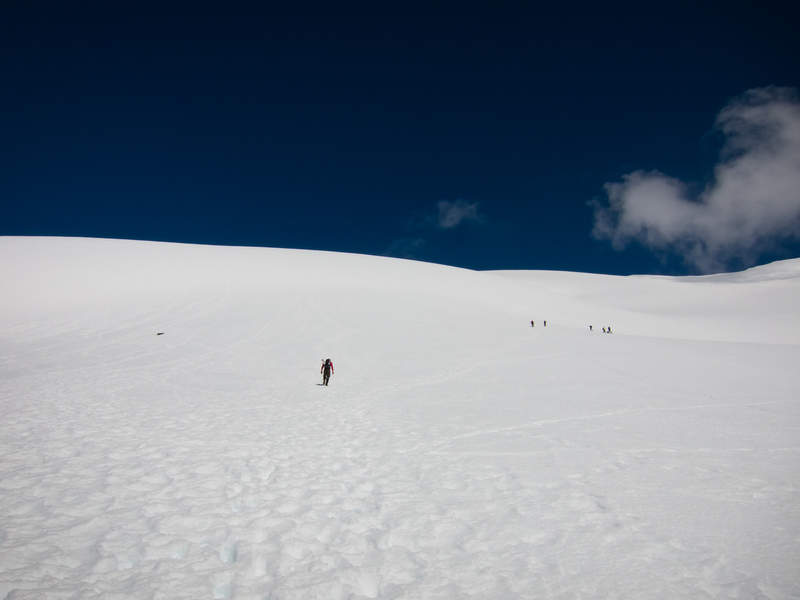 Nearing the summit