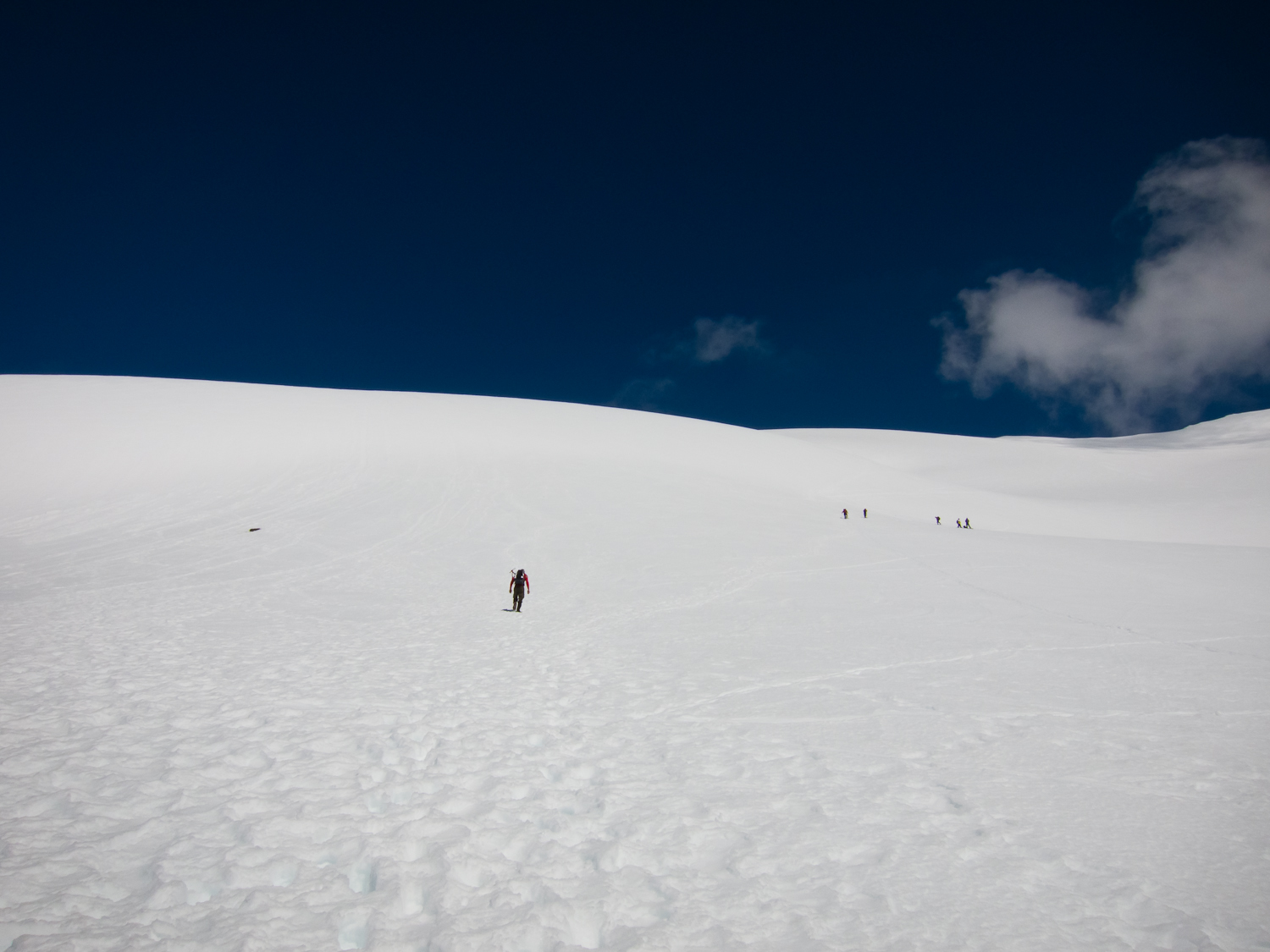 Nearing the summit