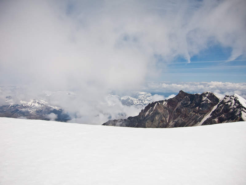 View across the crater
