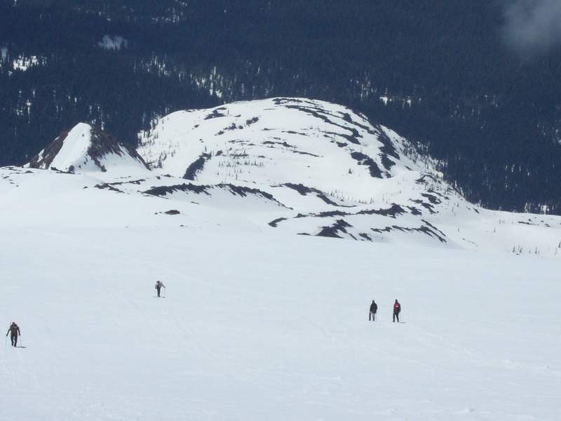 Looking back down.