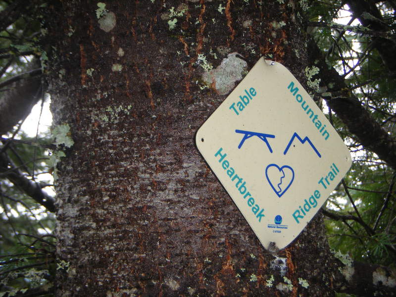 trail header - Heartbreak Ridge to Table Mtn