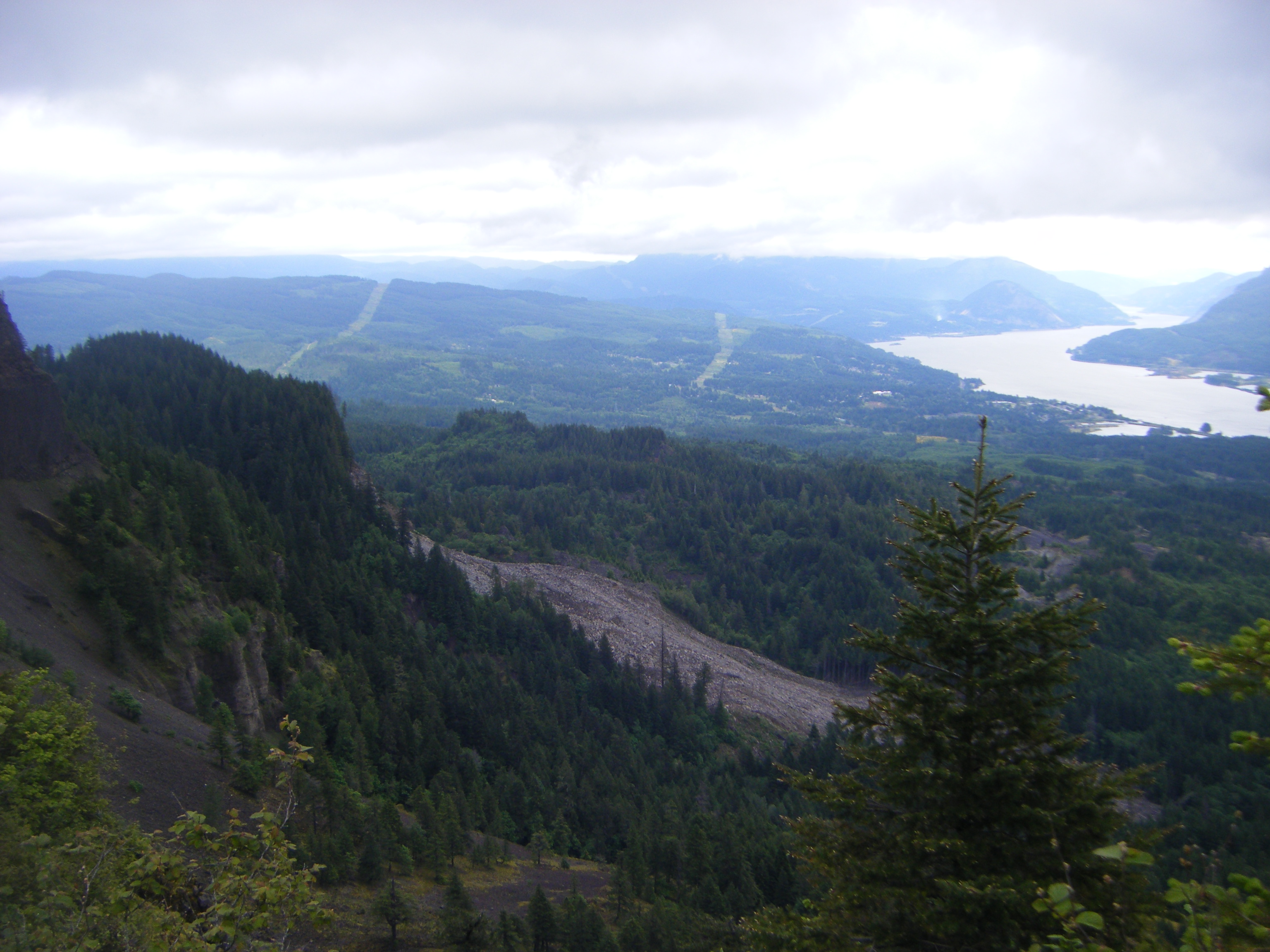 view of the Gorge looking east