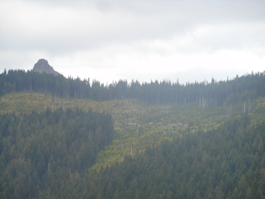 Photo from 3 Corner Rock via PCT from the North