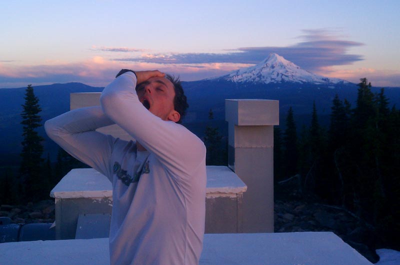 Adam told me to vogue, so I was getting ready for my closeup.