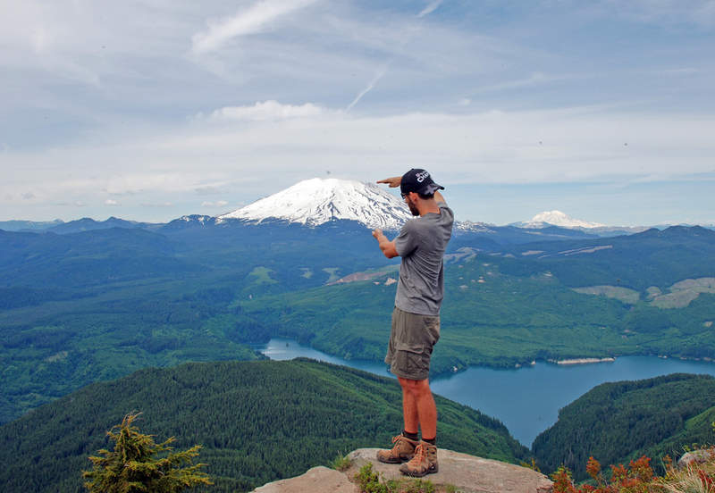 Mt St Helens is tiny