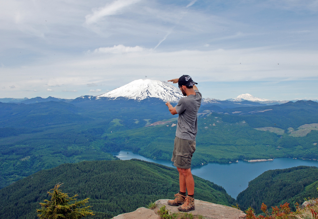 Mt St Helens is tiny