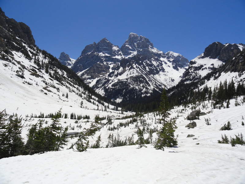 looking back towards the Grand