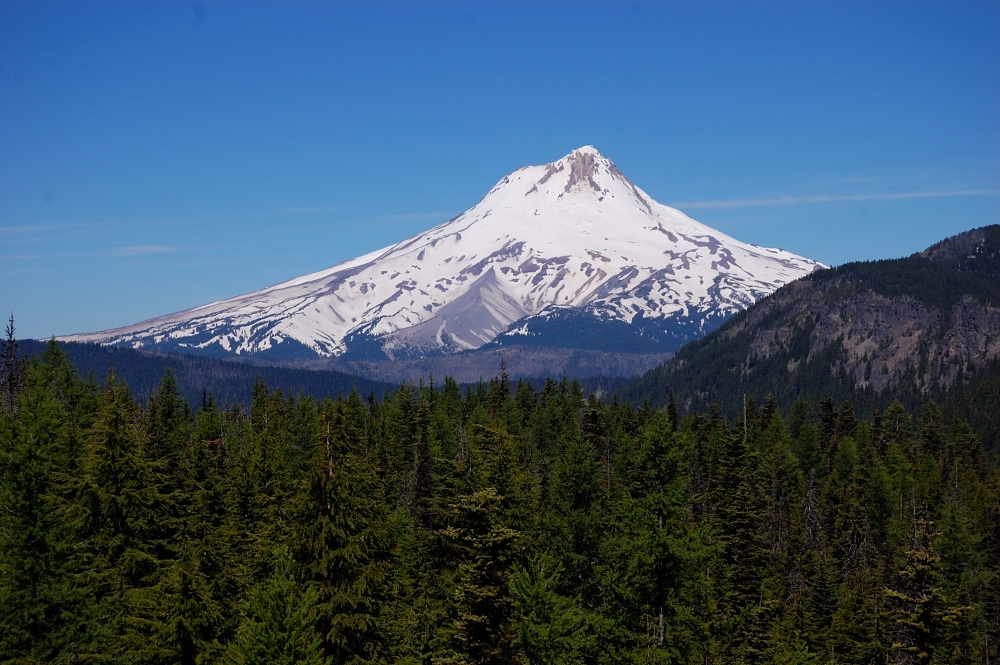 Somewhat disappointing view of Mt. Hood