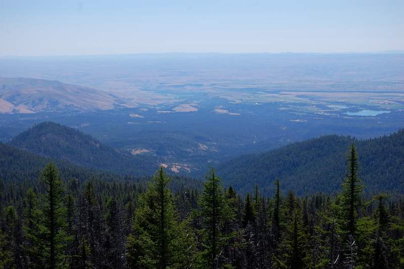 Clear view east