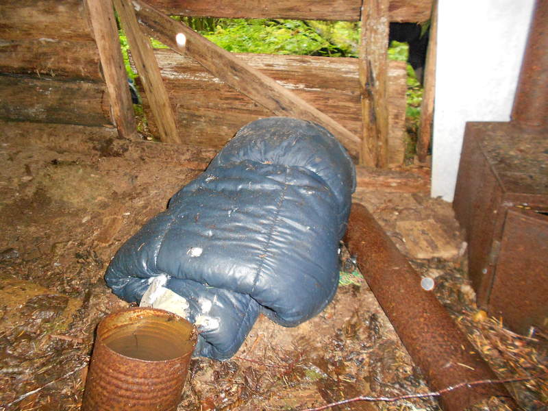 Bed roll in cabin 1