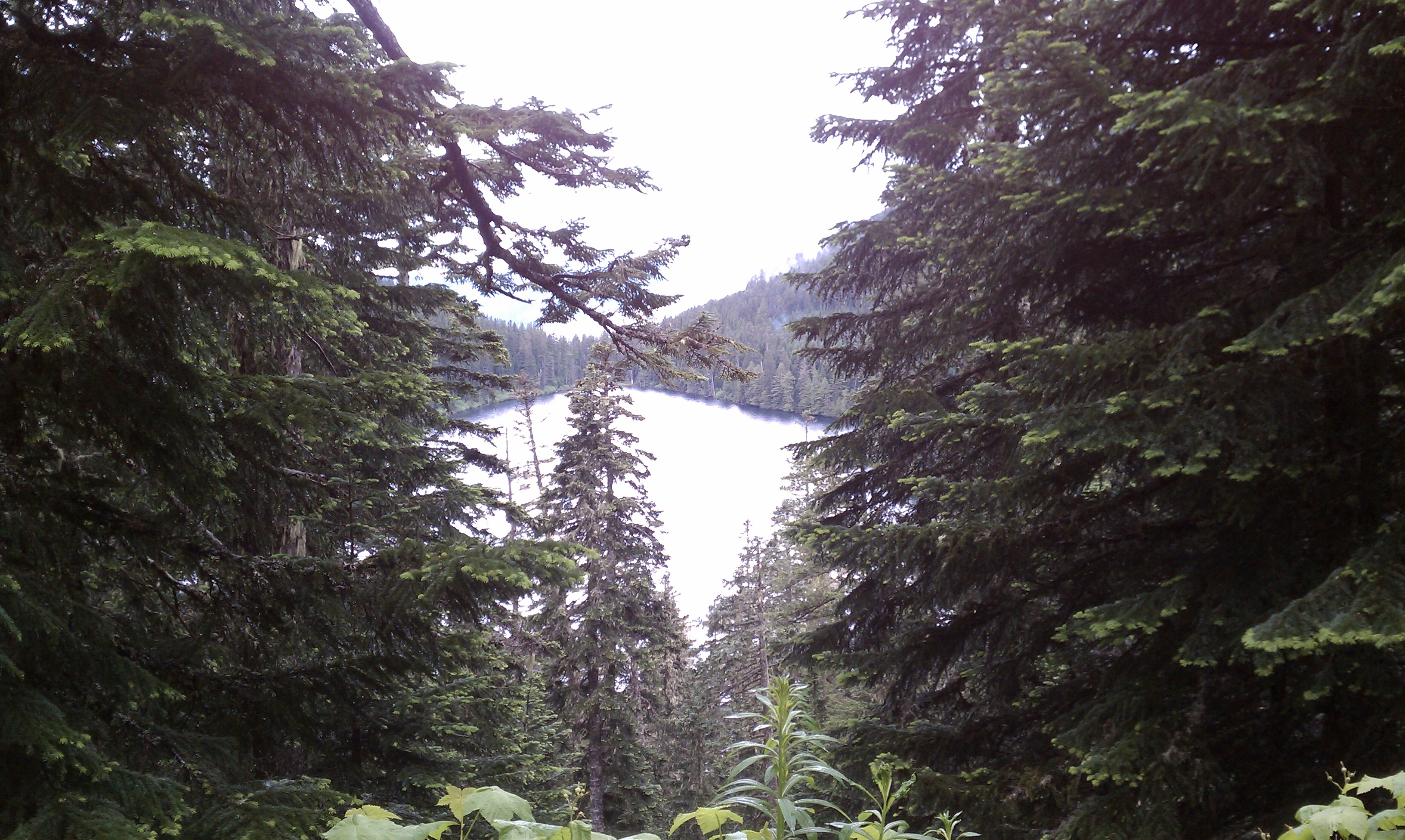 Wahtum Lake from the Horse Trail to Chinidere and Tomlike Mountains