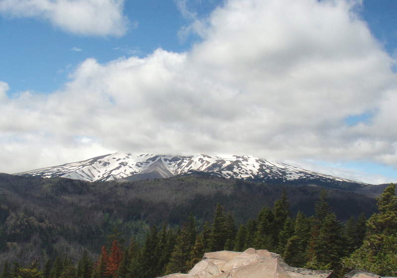 Mt Hood is in this picture