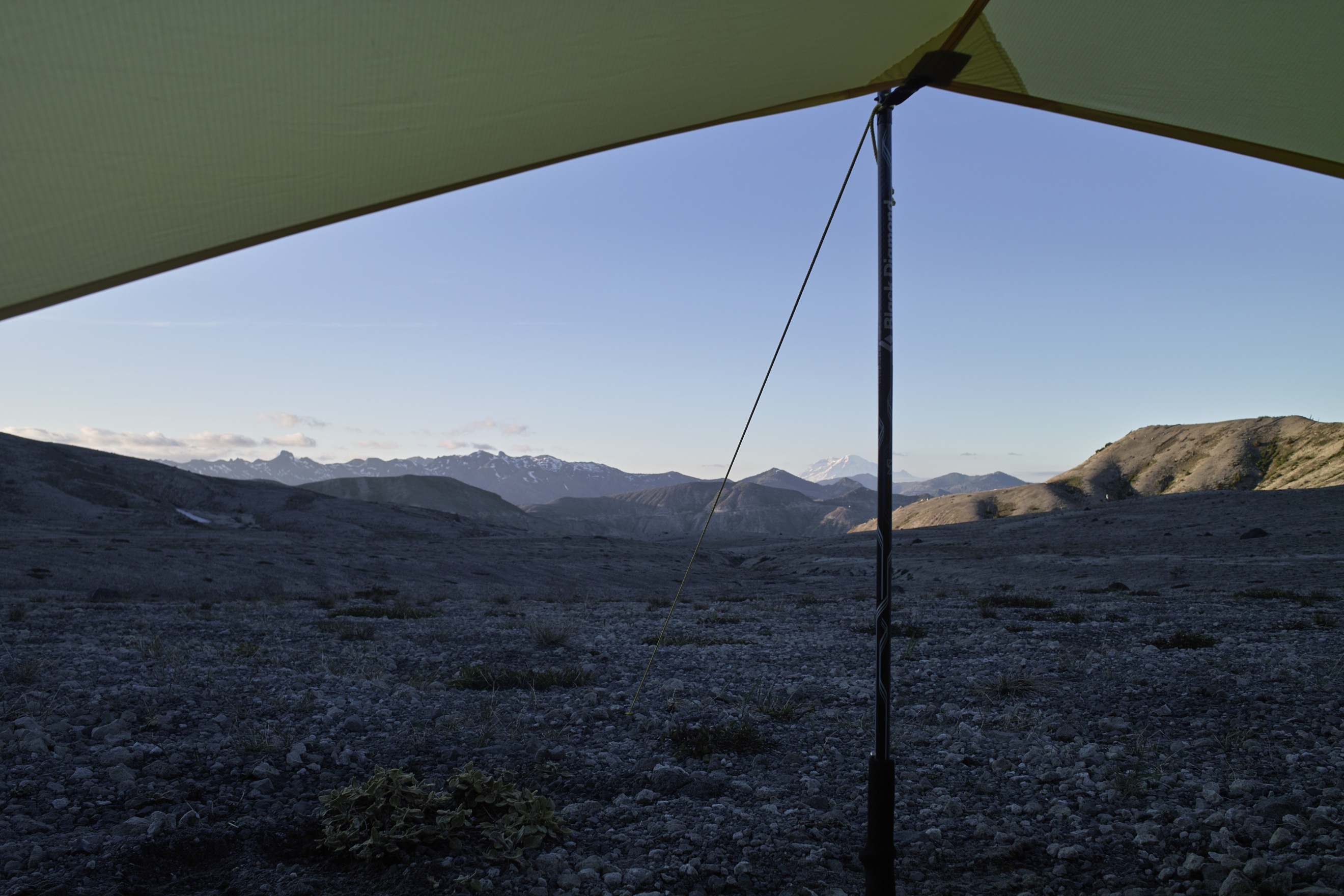 View from the tent.