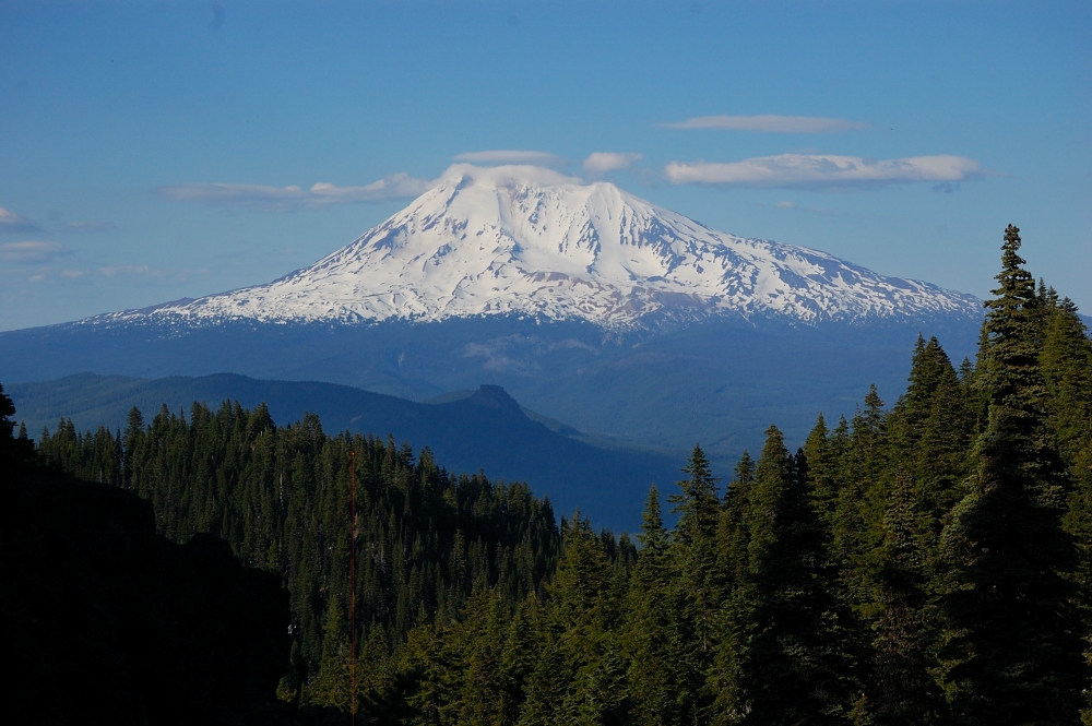 Mt. Adams came into view
