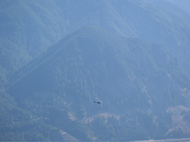 Helicopter!! Over here, we need down!!!