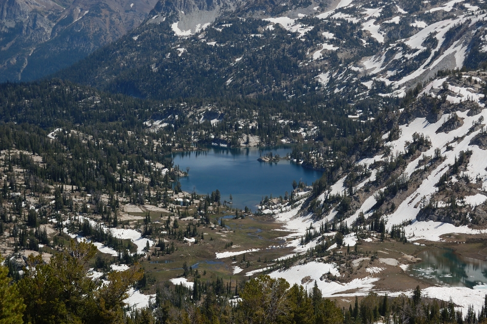 Mirror Lake from above