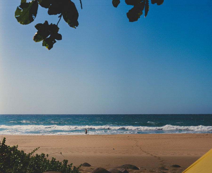 Kalalau beach from camp