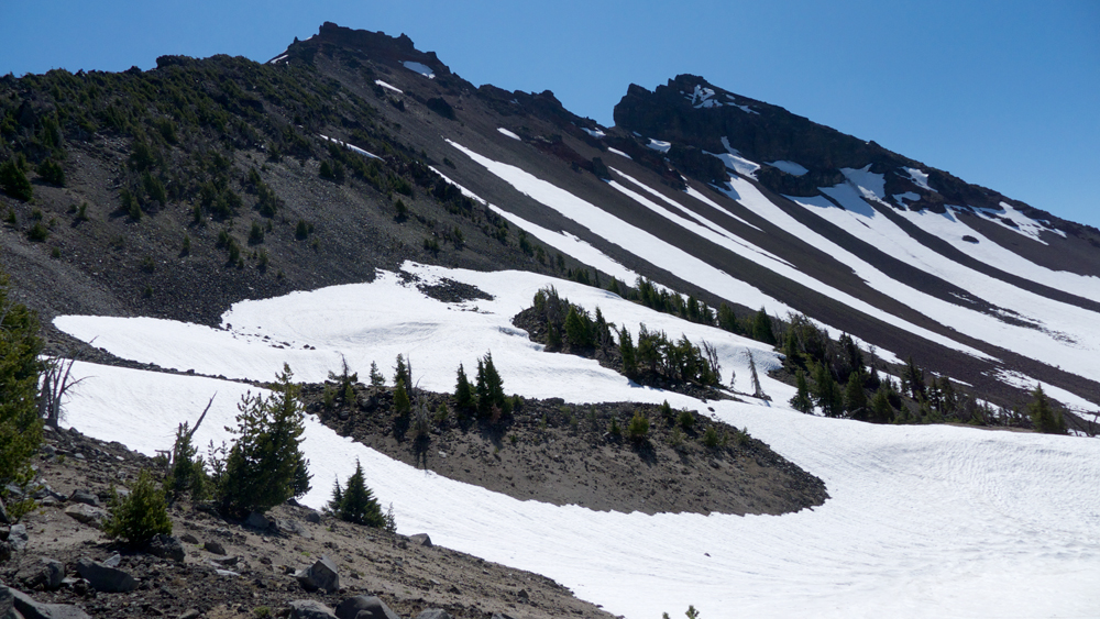 The West face of Broken Top