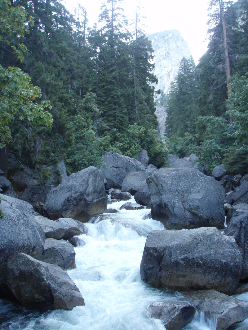 Merced River from Vernal Falls Bridge