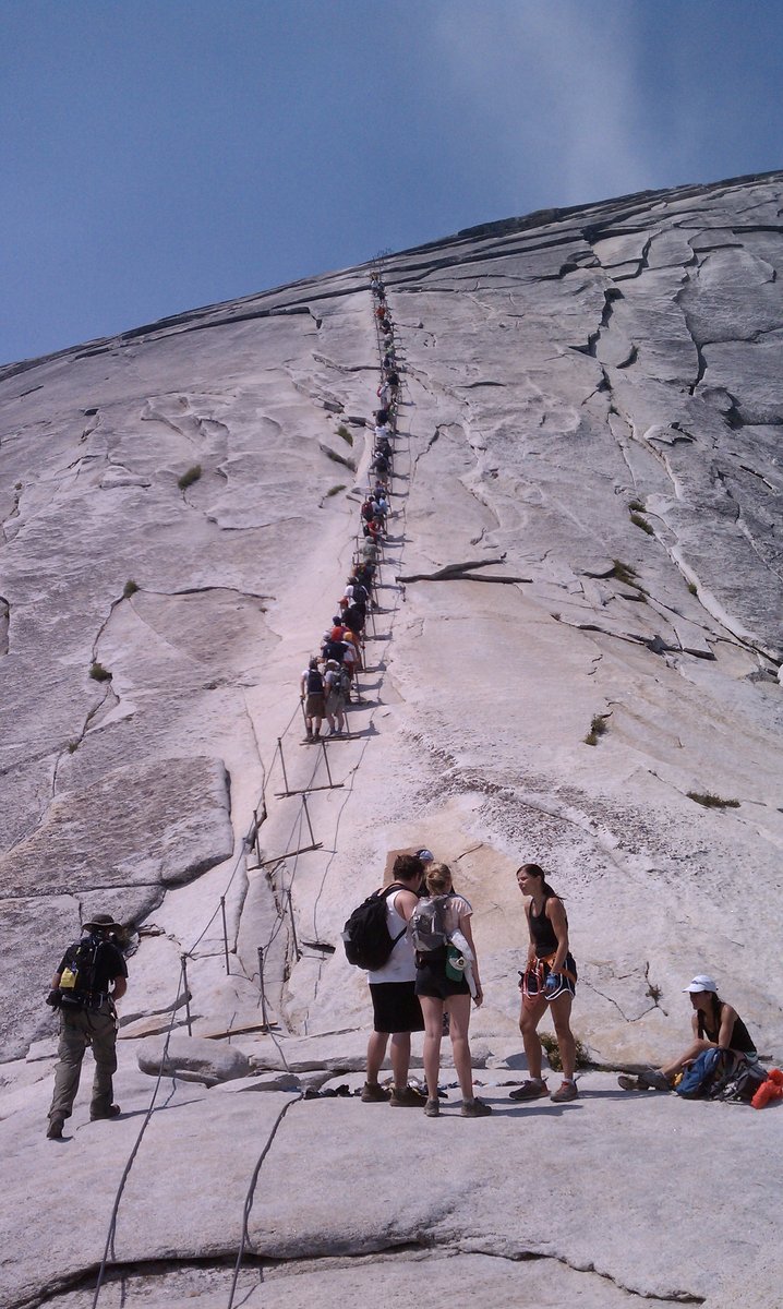 Heading up the Cables