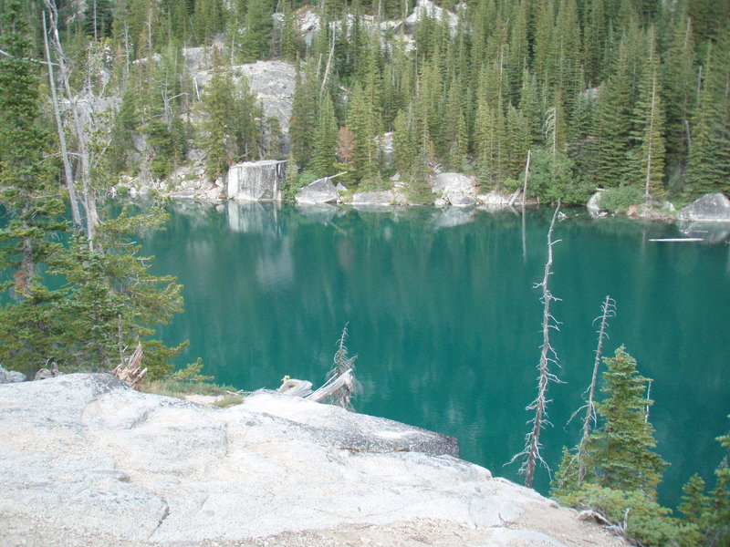 Colchuck Lake's emerald waters