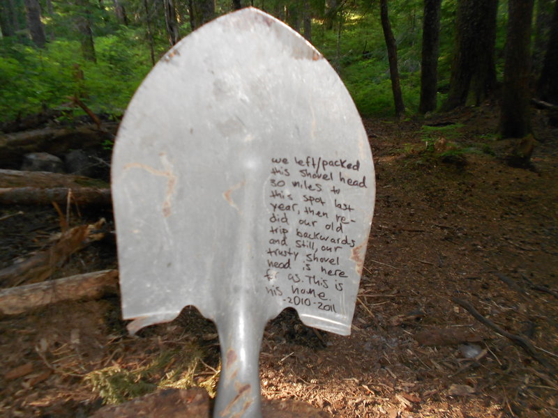 Deuce shoevel that wasn't used for burying any human waste... sigh