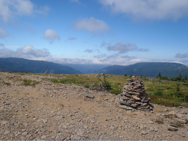 Indian MT area plateau cairns everywhere