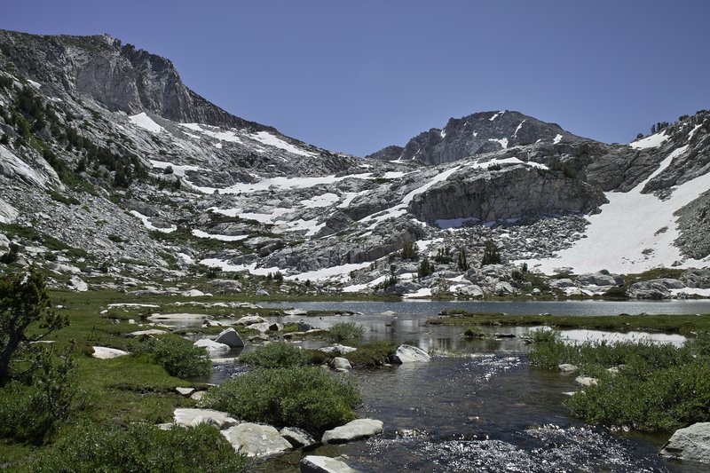 Squaw Lake, below Silver Pass