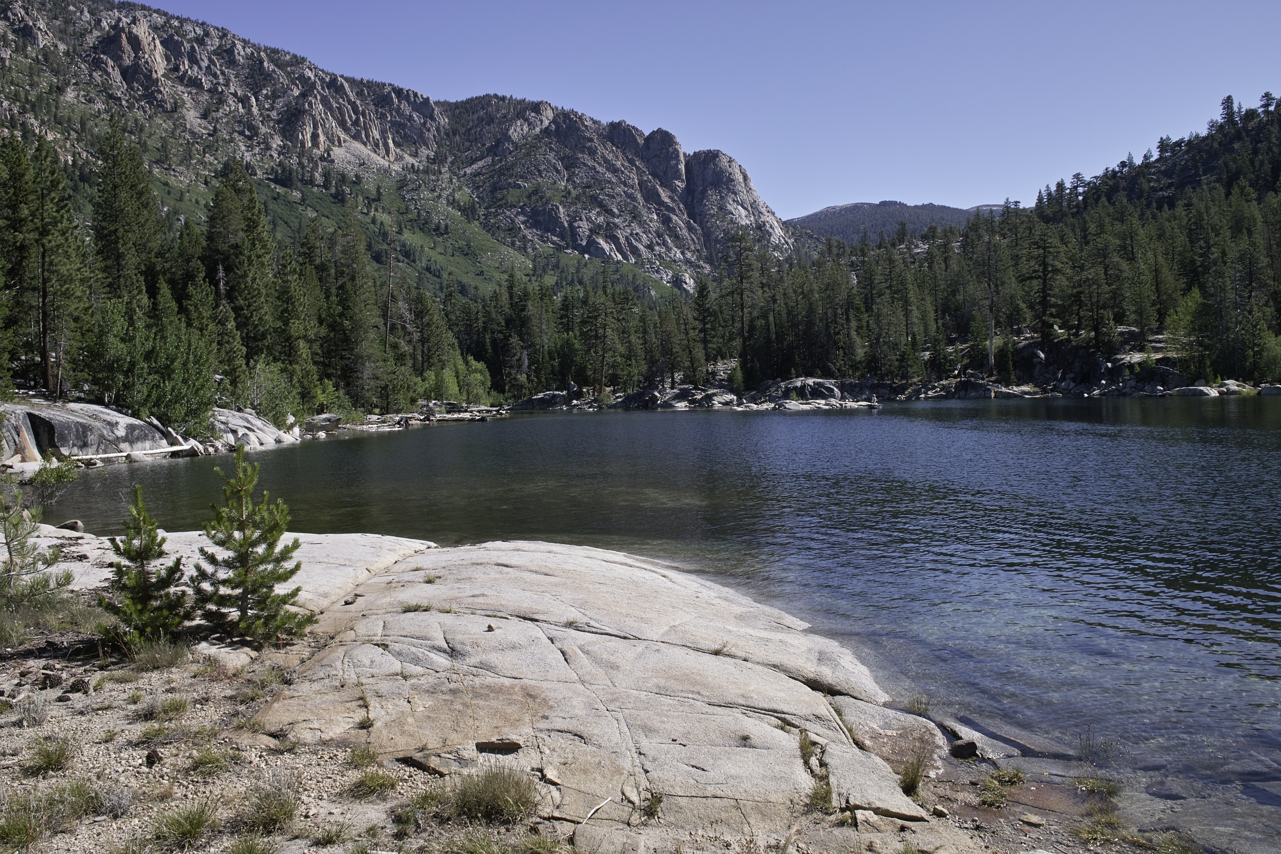 Returning to the other side of Lake Edison.