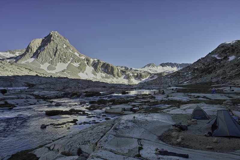 Sapphire Lake's outlet.