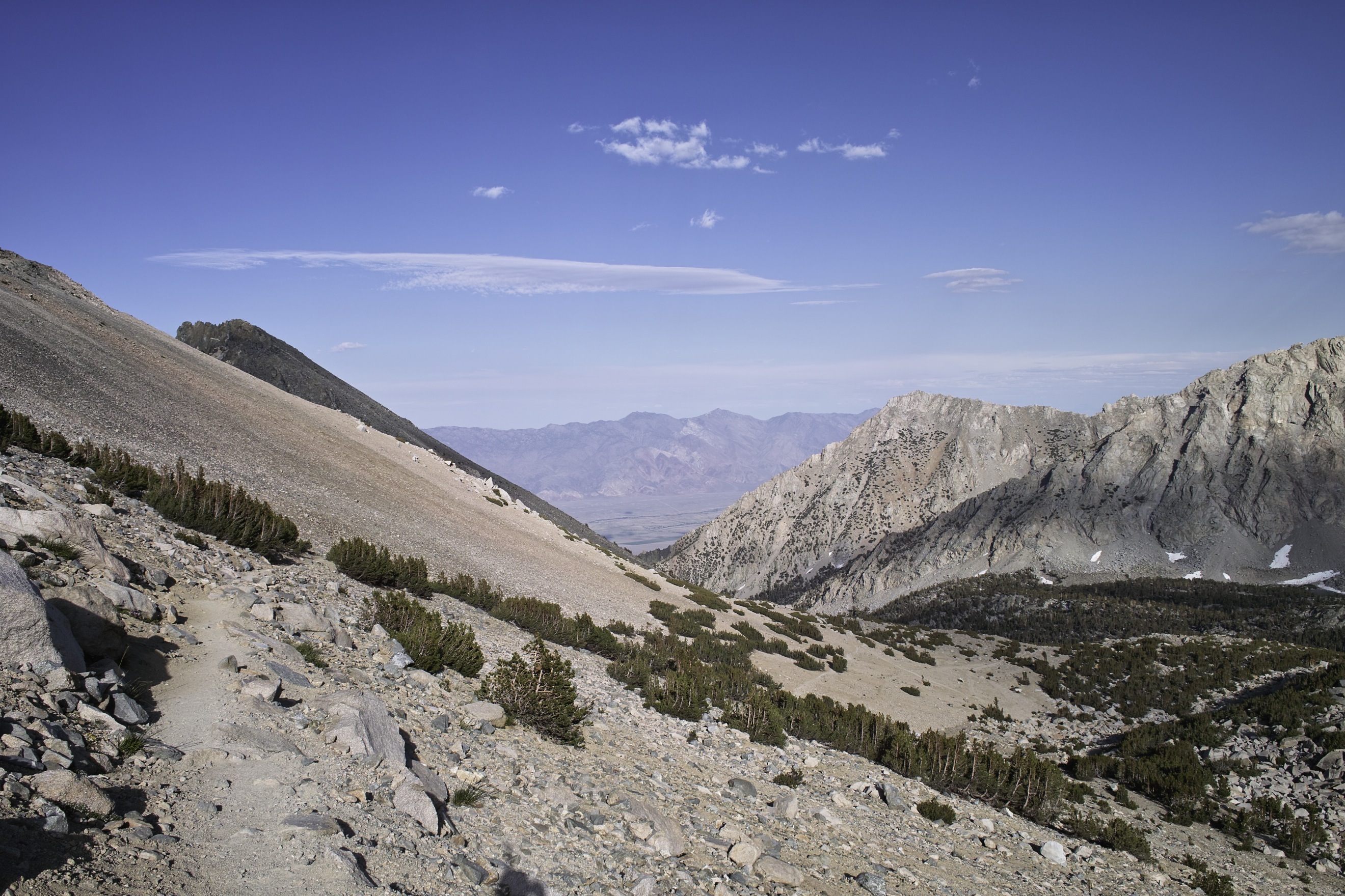 Coming down the eastern side.