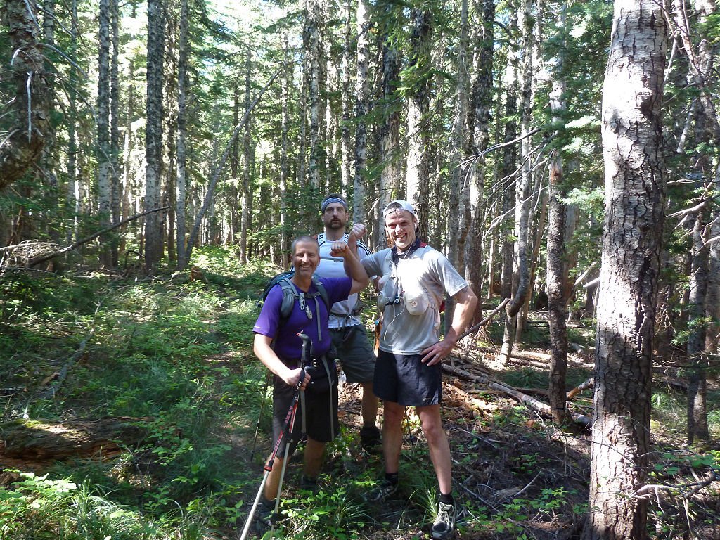 The nice trail runner guy with Eric and Maam, by DN