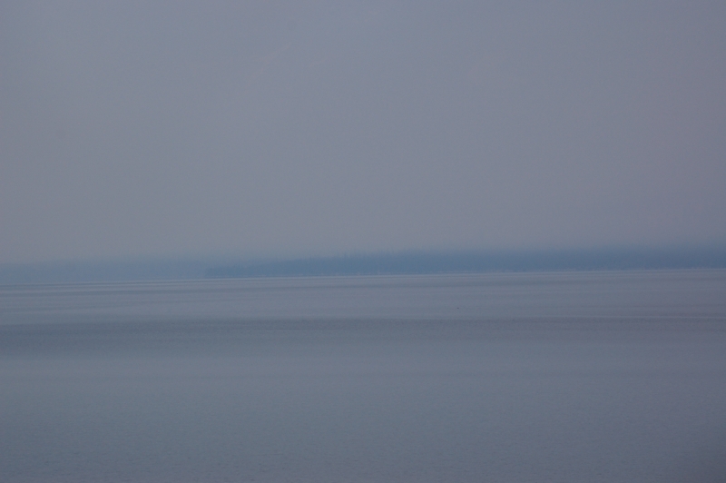 Teton Lake. Insert the view of jagged peaks over deep blue water here.