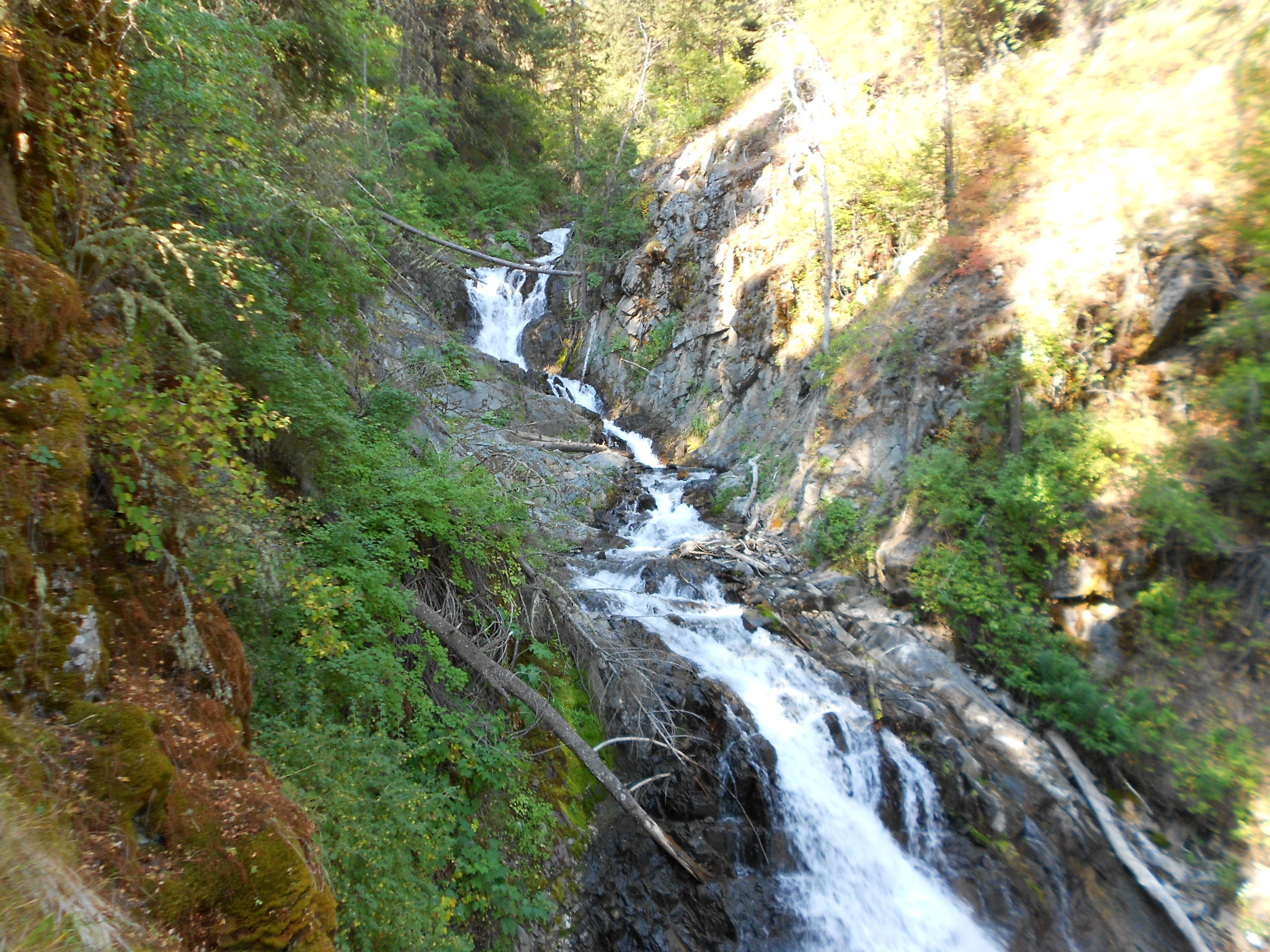 BC Creek where the bridge is out