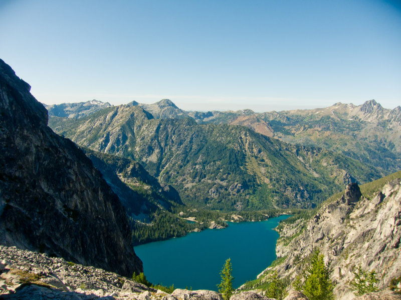 Colchuck Lake from the top