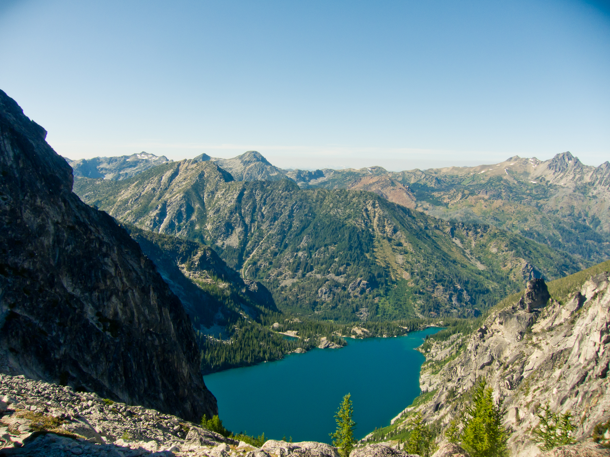Colchuck Lake from the top
