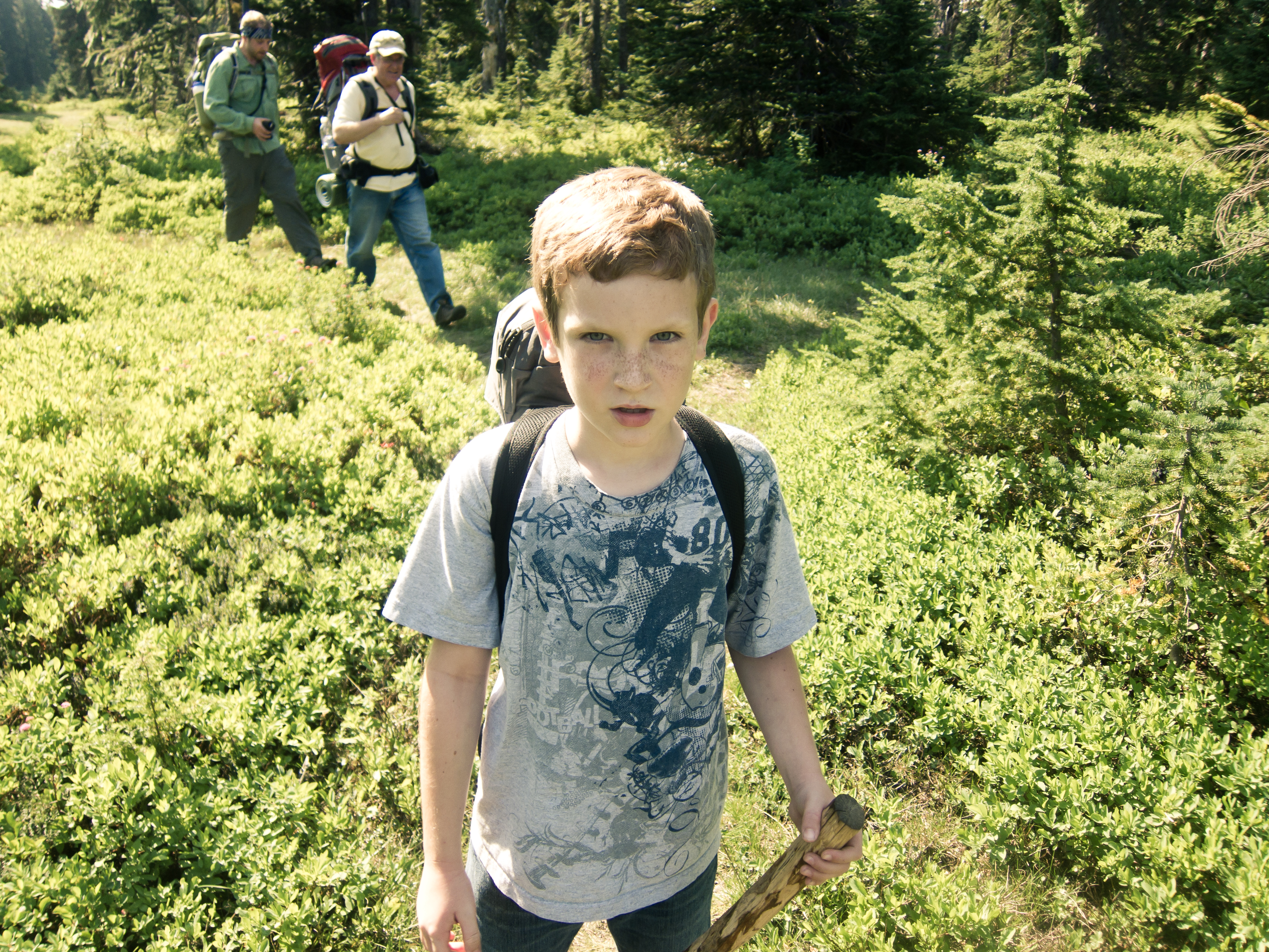 My brother Zach's first backpacking trip!