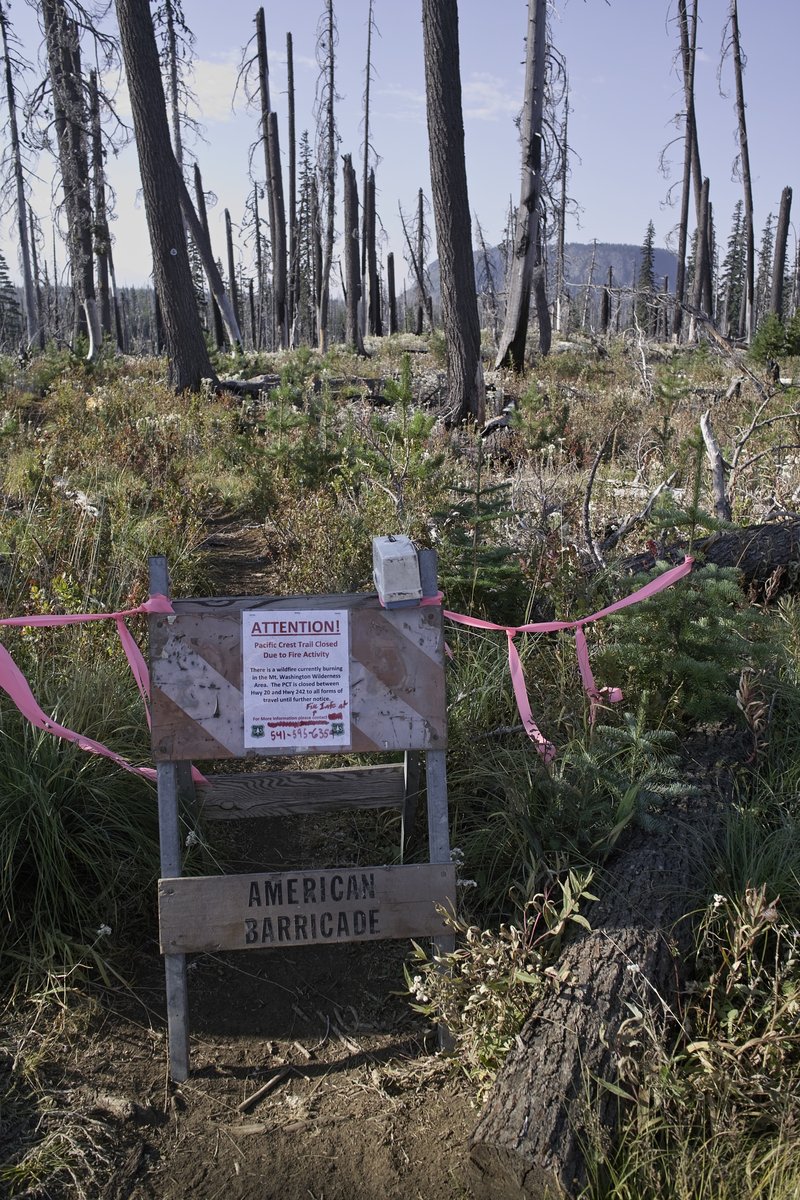 The PCT is closed. Sorry.