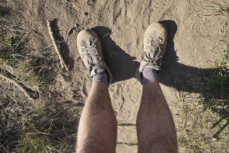 The trail was really dusty. REALLY dusty.