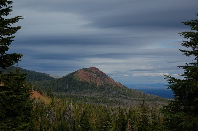 A hill to the east
