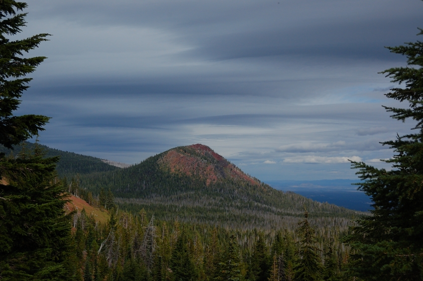 A hill to the east